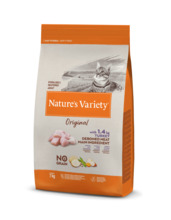Kuivtoit steriliseeritud kassidele NATURE'S VARIETY Original Sterilized Turkey, 7 kg