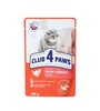 Konserv kassidele Club 4 Paws Premium kalkunilihaga tarretises, 100 g
