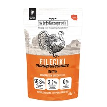 Märgtoit kassidele WIEJSKA ZAGRODA Monoprotein kalkunifilee, 85 g