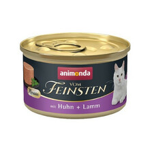 Märgtoit kassipoegadele Animonda Vom Feinsten Mush kanaliha ja lambalihaga, 85 g
