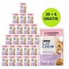Märgtoit kassipoegadele Purina Cat Chow Sensitive lõhe ja suvikõrvitsaga kastmes, 26 x 85 g