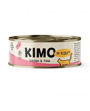 Konserv kassidele Kimo Chicken & Tuna, 70 g