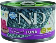 Kassi märgtoit Farmina N&D Cat Natural Tuna, 140 g