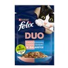 Kassikonserv Purina Felix Fantastic Duo lõhe ja sardiiniga, 85 g