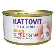 Kassi märgtoit Kattovit Niere/Renal, kanaliha, 185 g