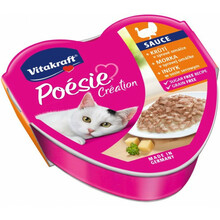 Märgtoit kassipoegadele Vitakraft Poesie kalkuni ja juustuga, 85 g