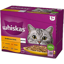Märgtoit kassipoegadele Whiskas Poultry in Jelly, 12x85g