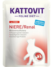 Kattovit Feline Diet Niere/Renal Beef, 85 g