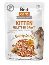 Märgtoit kassipoegadele Brit Care Cat Kitten lõhega, 85 g