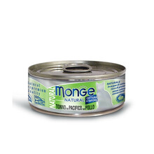 Konserv kassidele Monge Natural kollauim-tuunikala ja kanaga, 80 g
