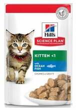 Märgtoit kassipoegadele Hill's Science Plan Kitten kalaga, 12x85 g