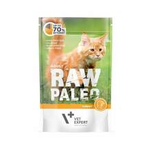 Konserv täiskasvanud kassidele kalkuniga Raw Paleo, 100g