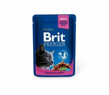 Konserv kassidele Brit Premium Chicken & Turkey kanaliha ja kalkuniga, 100 g