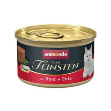 Märgtoit kassipoegadele Animonda Vom Feinsten Musa veise- ja pardilihaga, 85 g
