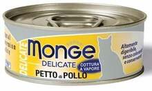 Kasside märgtoit Monge Delicate kanarind, 80 g