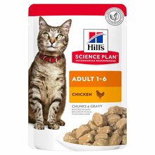 Märgtoit kassidele Hill's Science Plan Adult kanaga, 12x85 g