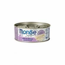 Kassikonserv Monge Supreme tuunikala ja meriahvenaga, 80 g