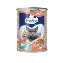Kassikonserv PREVITAL ASC lõhega tarretises, 415 g