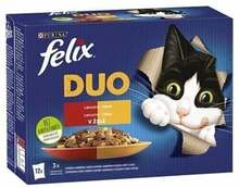 Konserv kassidele Purina Felix Duo, 12 x 85g