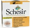Märgtoit kassidele Schesir in Cooking Broth tuunikala ja sardiinidega, 70 g