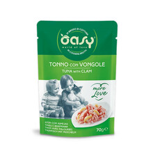 Oasy More Love guljašš tuunikala ja karpidega kassidele, 70 g