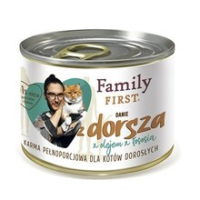 Märgtoit kassidele Family First Adult tursaga, 200 g