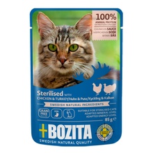 Konserv Bozita Cat Sterilised kanaliha ja kalkunilihaga, 85 g