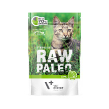 Märgtoit kassipoegadele Raw Paleo Sterilized ulukilihaga, 100 g, 12 tk