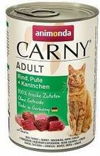 Animonda Carny Adult veise, kalkuni ja jänesega, 400 g