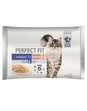 Märgtoit kassipoegadele Perfect Fit Indoor1+, 4 x 85 g
