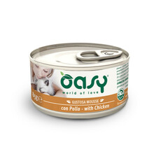 Oasy Tasty Mousse pasteet kanaga kassidele, 85 g