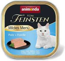 Märgtoit kassidele Animonda Vom Feinsten Mildes Menu kalkuni ja forelliga, 100 g