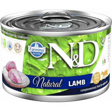 Kassi märgtoit Farmina N&D Cat Natural Lamb, 140 g