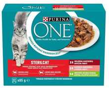 Märgtoit kassipoegadele Purina One Sterilcat mix maitsed, 12x85 g