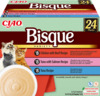 Lisatoit kassidele Inaba Cat Ciao Bisque tuunikala, veiseliha ja kanaga, 24 x 40 g