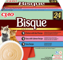 Lisatoit kassidele Inaba Cat Ciao Bisque tuunikala, veiseliha ja kanaga, 24 x 40 g