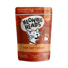 Kassikonserv Meowing Heads Top Cat Turkey, 100 g