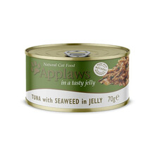 Konserv kassidele Applaws Tuna in Jelly merevetikatega, 70 g