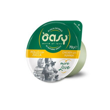 Oasy More Love Cup märgtoit kassipoegadele kanaliha ja kõrvitsaga, 70 g