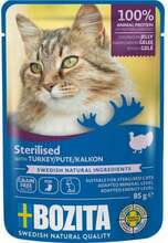 Märgtoit kassipoegadele Bozita Chunks in Jelly kalkuniga, 85 g