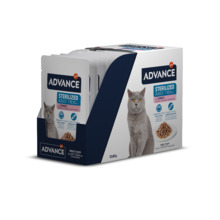 Märgtoit kassipoegadele Advance Wet Sterilized kalkuniga, 12 x 85 g