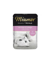 Kassi märgtoit Miamor Ragout Royale pardiliha ja kanaga kastmes, 100 g