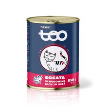 TEO märgtoit kassidele veiselihaga, 850 g