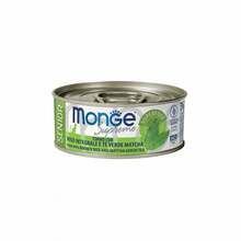 Kassikonserv Monge Supreme tuunikala, pruuni riisi ja matcha teega, 80 g
