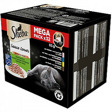 Märgtoit kassipoegadele Sheba Sauce Lover, 32x85 g