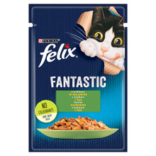Kassi märgtoit Purina Felix Fantastic jäneseliha želees, 85 g