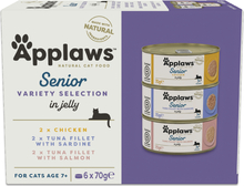 Konserv kassipoegadele Applaws Senior Variety Jelly Selection, 6 x 70 g
