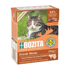 Kassi märgtoit Bozita Fresh Menu Sterilised Extra kanaliha ja veiselihaga, 370 g