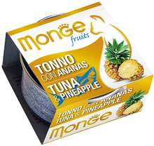 Kasside märgtoit Monge Fruits, tuunikala ja ananass, 80 g