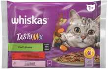 Märgtoit kassipoegadele Whiskas Tasty Mix, 4 x 85 g